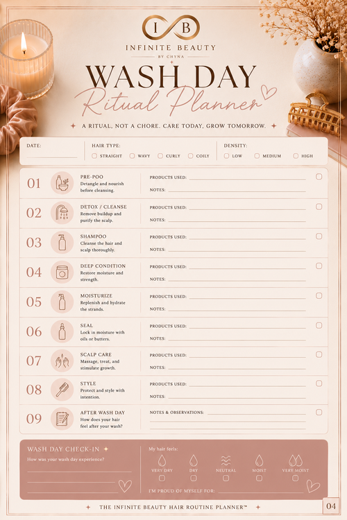 The Infinite Beauty Hair Routine Planner™